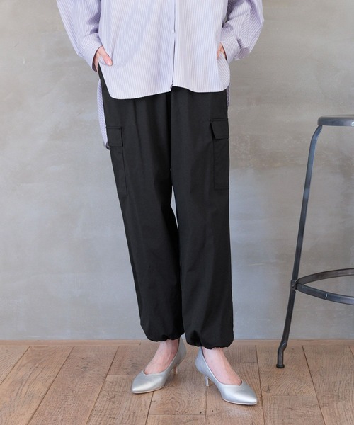 GLOBAL WORK（グローバルワーク）の「らくっション撥水ヒールパンプス/172715（パンプス・レディース・ベージュ/ネイビー/ブラック/ブラック系その他/シルバー/オフホワイト・SMALL/MEDIUM/LARGE/X-LARGE）」の8枚目の写真