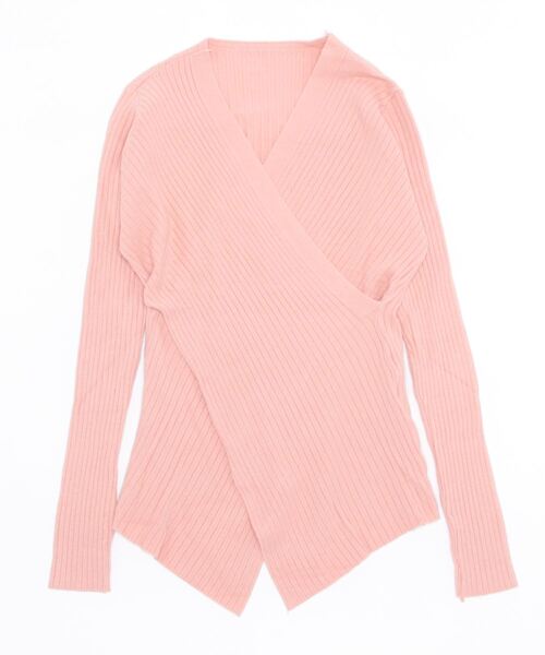 Burner（バーナー）の「【OKUOKU　0909】クロスデザイン Vネックニット　oku-tops-687461792099-169（ニット/セーター・レディース・D/E/F/A/B/C・FREE）」の10枚目の写真