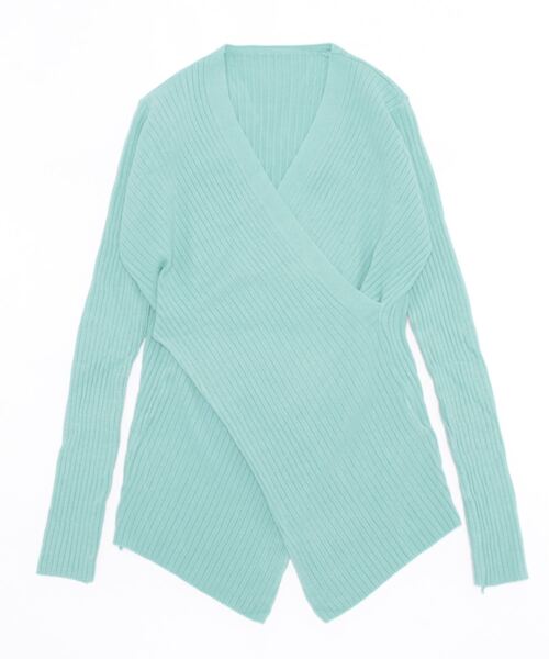 Burner（バーナー）の「【OKUOKU　0909】クロスデザイン Vネックニット　oku-tops-687461792099-169（ニット/セーター・レディース・D/E/F/A/B/C・FREE）」の11枚目の写真