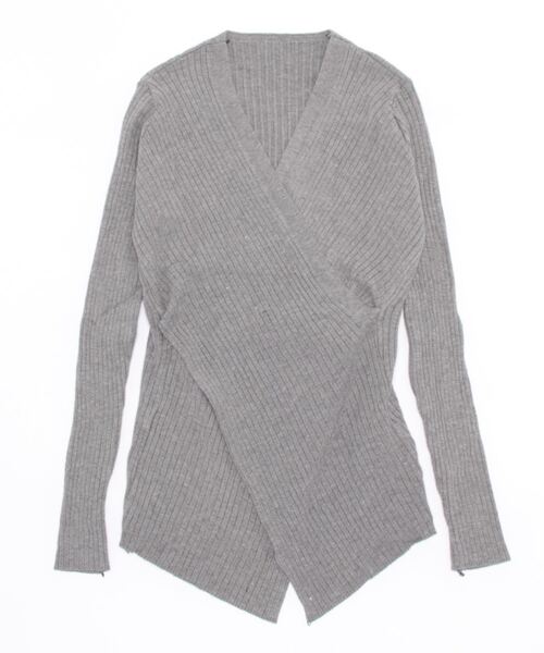 Burner（バーナー）の「【OKUOKU　0909】クロスデザイン Vネックニット　oku-tops-687461792099-169（ニット/セーター・レディース・D/E/F/A/B/C・FREE）」の17枚目の写真