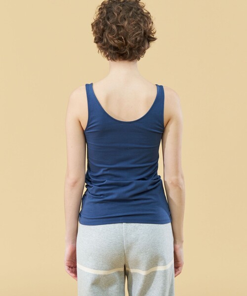 GALERIE VIE（ギャルリー ヴィー）の「スビンコットン タンクトップ（タンクトップ・レディース・シャーベット/ダークブルー/カーキ・FREE）」の5枚目の写真