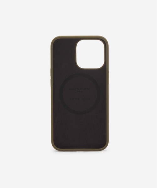 Maison Kitsune(メゾンキツネ)の「FOX HEAD SLING CASE FOR I14 PRO KHAKI GREY(スマホケース/カバー・メンズ・カーキ系・U)」の2枚目の写真