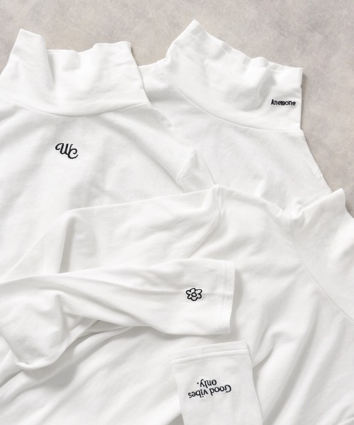 w closet（ダブルクローゼット）の「刺繍タートルネックプルオーバー（Tシャツ/カットソー・レディース・ホワイト系その他3/ホワイト系その他/ホワイト系その他2・FREE）」の15枚目の写真