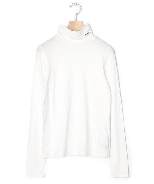 w closet（ダブルクローゼット）の「刺繍タートルネックプルオーバー（Tシャツ/カットソー・レディース・ホワイト系その他3/ホワイト系その他/ホワイト系その他2・FREE）」の17枚目の写真