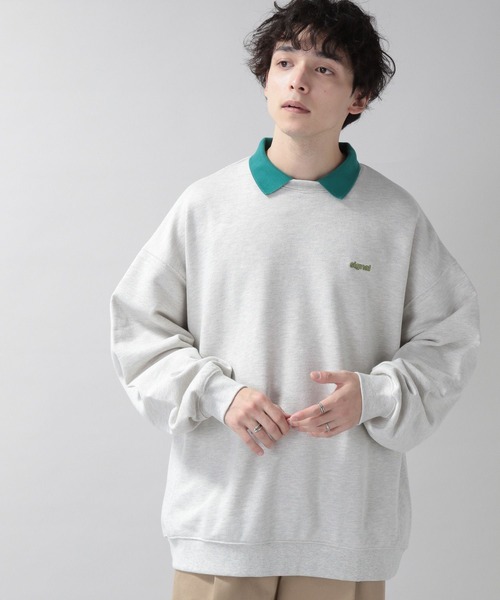 SIGNAL SPORTS(シグナルスポーツ)の「【SIGNAL SPORTS】裏毛スウェット/ワンポイント刺繍ポロシャツ(ポロシャツ・メンズ・ホワイト系その他/ブルー系その他/ブラック系その他・MEDIUM/LARGE)」の6枚目の写真