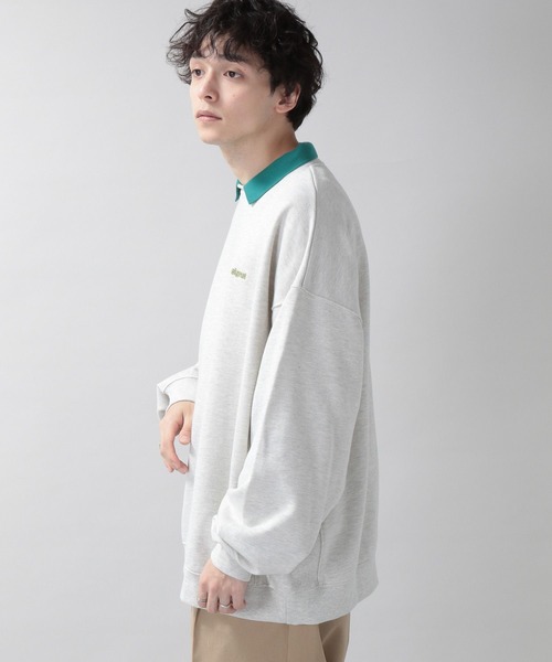 SIGNAL SPORTS(シグナルスポーツ)の「【SIGNAL SPORTS】裏毛スウェット/ワンポイント刺繍ポロシャツ(ポロシャツ・メンズ・ホワイト系その他/ブルー系その他/ブラック系その他・MEDIUM/LARGE)」の7枚目の写真
