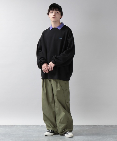 SIGNAL SPORTS(シグナルスポーツ)の「【SIGNAL SPORTS】裏毛スウェット/ワンポイント刺繍ポロシャツ(ポロシャツ・メンズ・ホワイト系その他/ブルー系その他/ブラック系その他・MEDIUM/LARGE)」の10枚目の写真