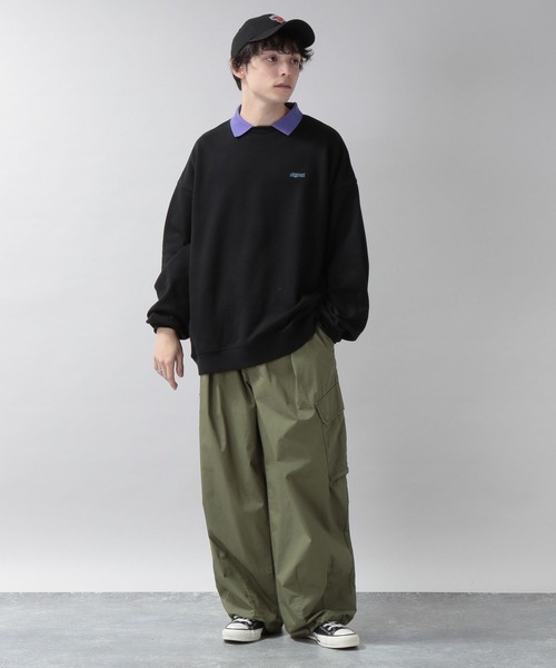 SIGNAL SPORTS(シグナルスポーツ)の「【SIGNAL SPORTS】裏毛スウェット/ワンポイント刺繍ポロシャツ(ポロシャツ・メンズ・ホワイト系その他/ブルー系その他/ブラック系その他・MEDIUM/LARGE)」の11枚目の写真