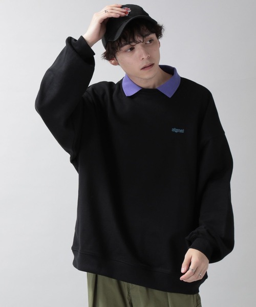 SIGNAL SPORTS(シグナルスポーツ)の「【SIGNAL SPORTS】裏毛スウェット/ワンポイント刺繍ポロシャツ(ポロシャツ・メンズ・ホワイト系その他/ブルー系その他/ブラック系その他・MEDIUM/LARGE)」の12枚目の写真