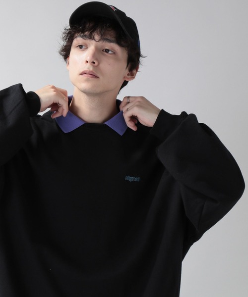 SIGNAL SPORTS(シグナルスポーツ)の「【SIGNAL SPORTS】裏毛スウェット/ワンポイント刺繍ポロシャツ(ポロシャツ・メンズ・ホワイト系その他/ブルー系その他/ブラック系その他・MEDIUM/LARGE)」の15枚目の写真