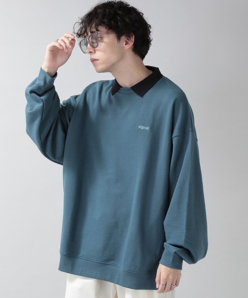 SIGNAL SPORTS(シグナルスポーツ)の「【SIGNAL SPORTS】裏毛スウェット/ワンポイント刺繍ポロシャツ(ポロシャツ・メンズ・ホワイト系その他/ブルー系その他/ブラック系その他・MEDIUM/LARGE)」の20枚目の写真