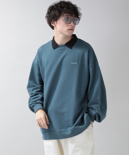 SIGNAL SPORTS(シグナルスポーツ)の「【SIGNAL SPORTS】裏毛スウェット/ワンポイント刺繍ポロシャツ(ポロシャツ・メンズ・ホワイト系その他/ブルー系その他/ブラック系その他・MEDIUM/LARGE)」の21枚目の写真