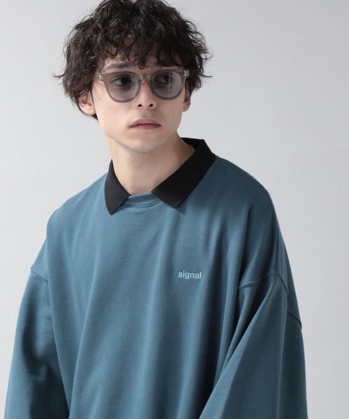 SIGNAL SPORTS(シグナルスポーツ)の「【SIGNAL SPORTS】裏毛スウェット/ワンポイント刺繍ポロシャツ(ポロシャツ・メンズ・ホワイト系その他/ブルー系その他/ブラック系その他・MEDIUM/LARGE)」の22枚目の写真