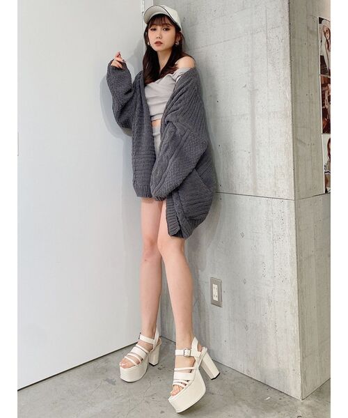 GYDA（ジェイダ）の「カシュクール ウエストOPENワンピース（ワンピース・レディース・ブラック/ベージュ・FREE）」の5枚目の写真