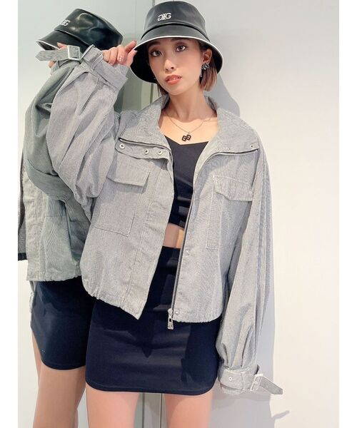 GYDA（ジェイダ）の「カシュクール ウエストOPENワンピース（ワンピース・レディース・ブラック/ベージュ・FREE）」の7枚目の写真