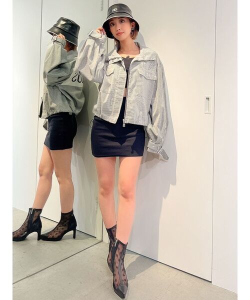 GYDA（ジェイダ）の「カシュクール ウエストOPENワンピース（ワンピース・レディース・ブラック/ベージュ・FREE）」の8枚目の写真