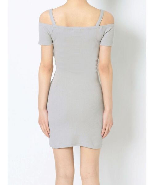 GYDA（ジェイダ）の「カシュクール ウエストOPENワンピース（ワンピース・レディース・ブラック/ベージュ・FREE）」の18枚目の写真