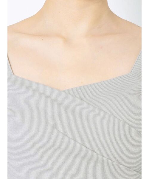 GYDA（ジェイダ）の「カシュクール ウエストOPENワンピース（ワンピース・レディース・ブラック/ベージュ・FREE）」の17枚目の写真