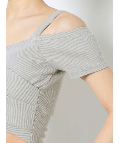 GYDA（ジェイダ）の「カシュクール ウエストOPENワンピース（ワンピース・レディース・ブラック/ベージュ・FREE）」の16枚目の写真