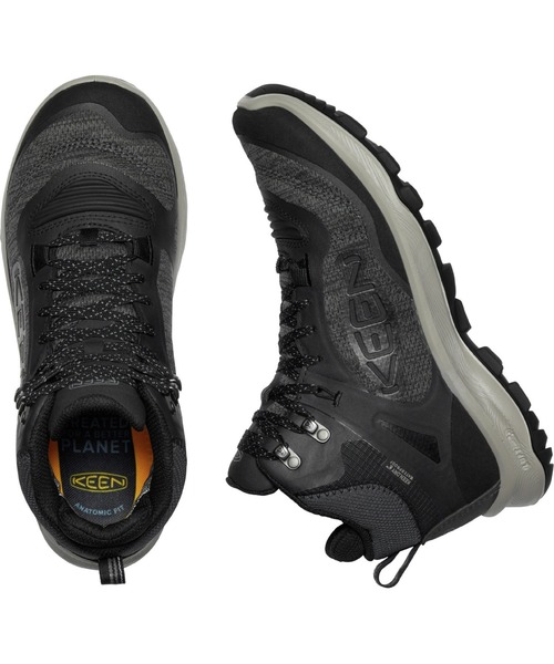KEEN(キーン)の「TERRADORA FLEX MID WP / テラドーラ フレックス ミッド ウォータープルーフ / レディース 登山靴 トレッキングシューズ 防水(ブーツ・レディース・ブラック・23.5cm/22.5cm/24.5cm/24cm/25cm)」の7枚目の写真