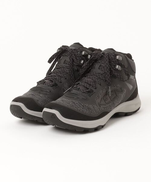 KEEN(キーン)の「TERRADORA FLEX MID WP / テラドーラ フレックス ミッド ウォータープルーフ / レディース 登山靴 トレッキングシューズ 防水(ブーツ・レディース・ブラック・23.5cm/22.5cm/24.5cm/24cm/25cm)」の9枚目の写真