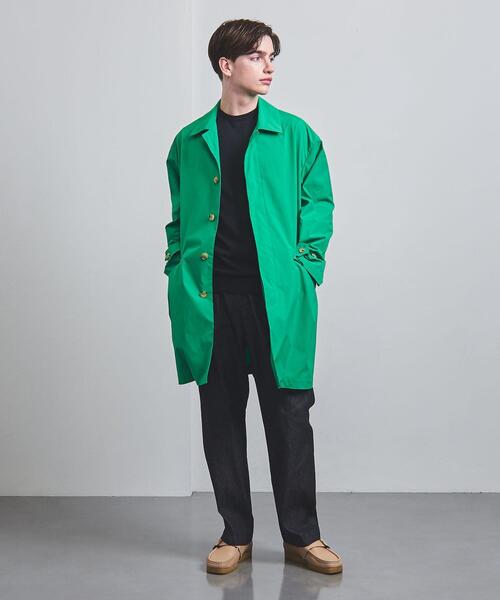 UNITED ARROWS（ユナイテッドアローズ）の「ギザコットン ハイゲージ クルーネック ニット（ニット/セーター・メンズ・ターコイズブルー/ブラック/ライトグレー/ネイビー/オレンジ/ケリー・M/S/L/XL）」の10枚目の写真