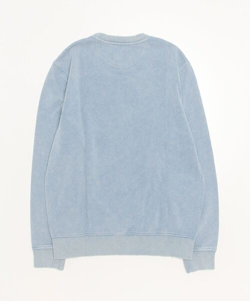Guess（ゲス）の「Ustin Embroidered Logo Sweatshirt（スウェット・メンズ・ライトブルー/ライトピンク・X-LARGE/MEDIUM/SMALL/LARGE）」の5枚目の写真