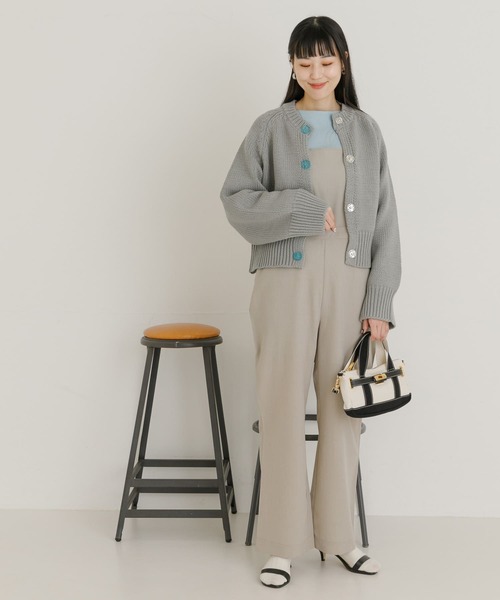 UR Lab.（アーバンリサーチラボ）の「ローゲージニットカーディガン（カーディガン/ボレロ・レディース・グレー/ブラック/ブルー系その他・FREE）」の7枚目の写真