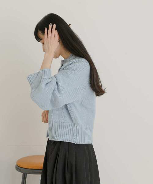 UR Lab.（アーバンリサーチラボ）の「ローゲージニットカーディガン（カーディガン/ボレロ・レディース・グレー/ブラック/ブルー系その他・FREE）」の15枚目の写真