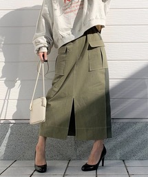 Q | ミリタリースカート(スカート)