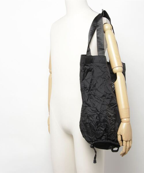 grn(ジーアールエヌ)の「【grn GENERAL LIFE/ジーアールエヌジェネラルライフ】CRUMBLE POCKETABLE BAG クランブルポケッタブルバッグ(トートバッグ・メンズ・ネイビー/オレンジ/ブラック/パープル・FREE)」の11枚目の写真