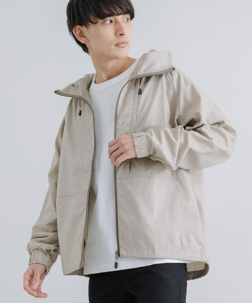 KRIFF MAYER（クリフメイヤー）の「KRIFF MAYER クリフメイヤー オーバーサイズ HINOKOフードジャケット マウンテンパーカー（マウンテンパーカー・メンズ・ブラック/ブラウン/ベージュ・M/L/XL）」の3枚目の写真