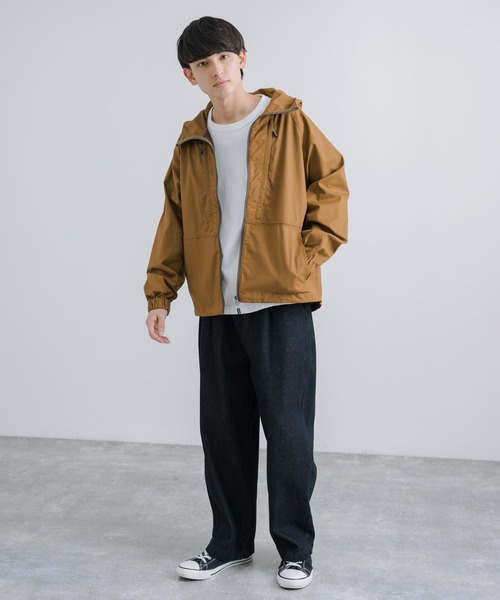 KRIFF MAYER（クリフメイヤー）の「KRIFF MAYER クリフメイヤー オーバーサイズ HINOKOフードジャケット マウンテンパーカー（マウンテンパーカー・メンズ・ブラック/ブラウン/ベージュ・M/L/XL）」の10枚目の写真