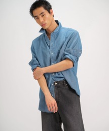 【DENIM DELIGHT DAYS】コットンリネンレギュラーシャツ