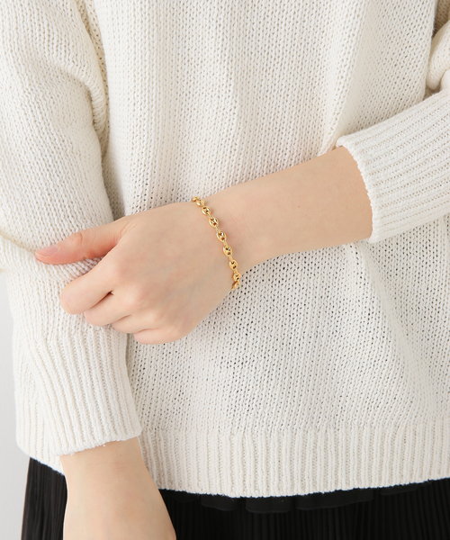 FRAMeWORK（フレームワーク）の「【SYMPATHY OF SOUL】Gu chain T bar ブレスレット（ゴールド）（ブレスレット・レディース・ゴールド・FREE）」の6枚目の写真