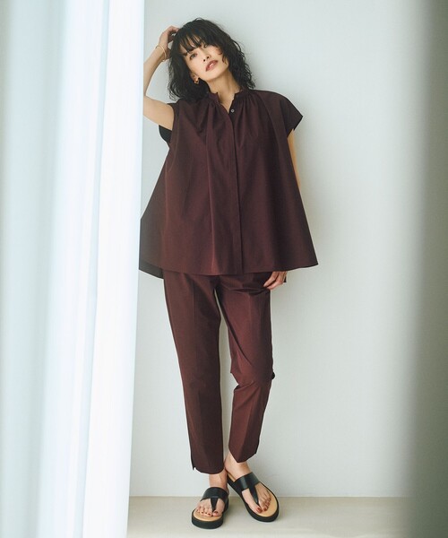 接触冷感/UVケア/撥水】FINE MOVE テーパードパンツ（その他パンツ