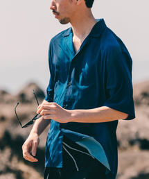 EDIFICE | グラデーションプリント オープンカラー 半袖シャツ(シャツ/ブラウス)