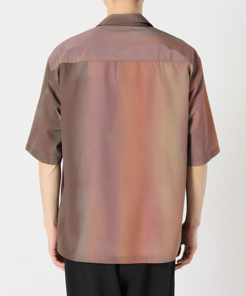 EDIFICE（エディフィス）の「グラデーションプリント オープンカラー 半袖シャツ (バーティカル)（シャツ/ブラウス・メンズ・ライトブルー/ピンク/ネイビー・LARGE/MEDIUM）」の14枚目の写真