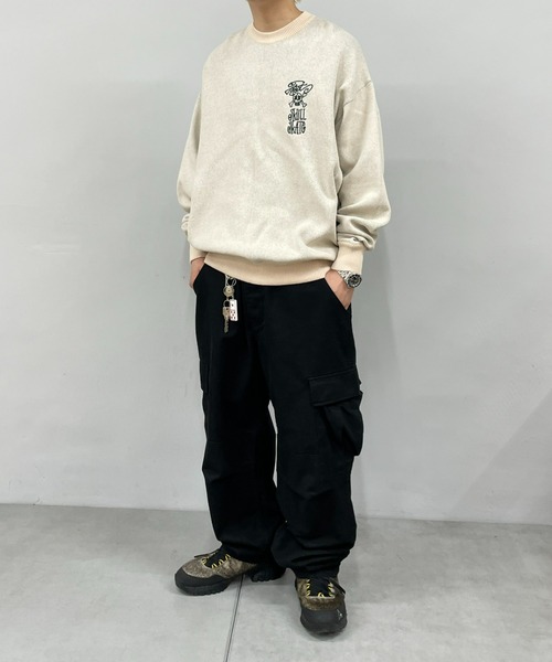 WHO'S WHO gallery(フーズフーギャラリー)の「COOPER FACTスカルニット(ニット/セーター・レディース・ライトグレー/サックスブルー/ネイビー/アイボリー・FREE)」の12枚目の写真