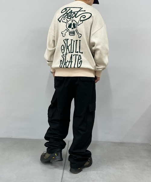 WHO'S WHO gallery(フーズフーギャラリー)の「COOPER FACTスカルニット(ニット/セーター・レディース・ライトグレー/サックスブルー/ネイビー/アイボリー・FREE)」の13枚目の写真