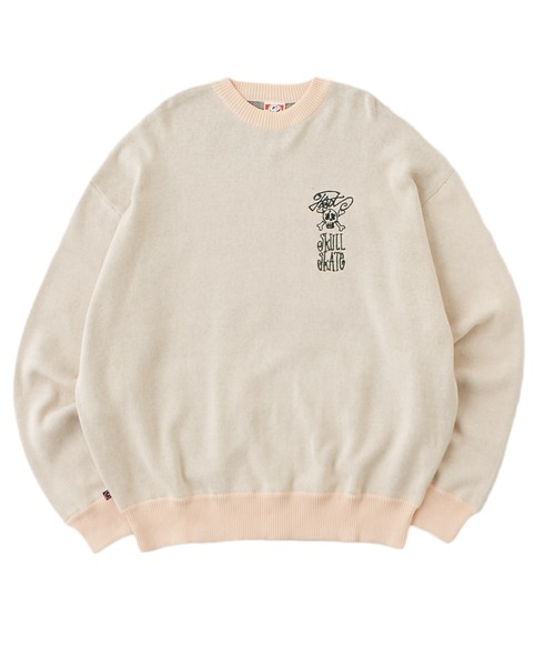 WHO'S WHO gallery(フーズフーギャラリー)の「COOPER FACTスカルニット(ニット/セーター・レディース・ライトグレー/サックスブルー/ネイビー/アイボリー・FREE)」の14枚目の写真