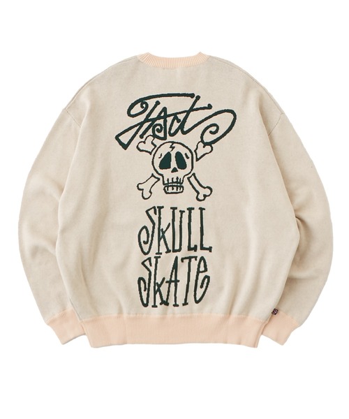 WHO'S WHO gallery(フーズフーギャラリー)の「COOPER FACTスカルニット(ニット/セーター・レディース・ライトグレー/サックスブルー/ネイビー/アイボリー・FREE)」の15枚目の写真