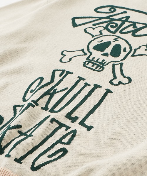 WHO'S WHO gallery(フーズフーギャラリー)の「COOPER FACTスカルニット(ニット/セーター・レディース・ライトグレー/サックスブルー/ネイビー/アイボリー・FREE)」の16枚目の写真