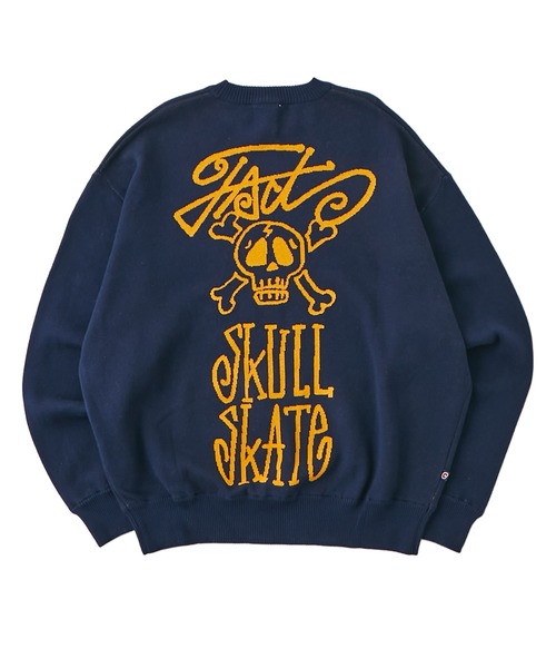 WHO'S WHO gallery(フーズフーギャラリー)の「COOPER FACTスカルニット(ニット/セーター・レディース・ライトグレー/サックスブルー/ネイビー/アイボリー・FREE)」の21枚目の写真