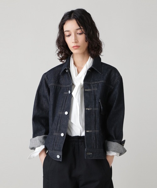 EDWIN(エドウィン)の「ORGANIC COTTON DENIM(ブルゾン・レディース・ブルー系その他6・1/2)」の1枚目の写真