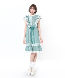 MILK ミルク シアーギンガムdress ワンピース 新品 Yahoo!オークション - MILK ミルク シアーギンガムdress