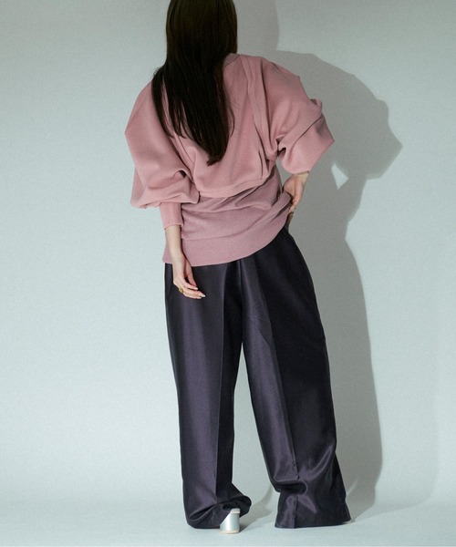 Ezick(エジック)の「Bolero layered style カーディガン(カーディガン/ボレロ・レディース・ブラック/ピンク/ホワイト・FREE)」の6枚目の写真