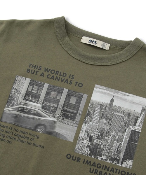 MPS(エムピーエス)の「【MPS】吸水速乾フォトプリントT(Tシャツ/カットソー・キッズ・カーキブラウン/ブラック・150/140/160/120/130/105)」の14枚目の写真