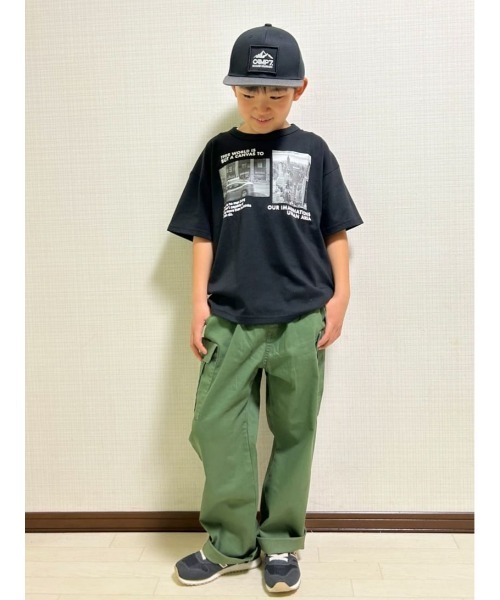 MPS(エムピーエス)の「【MPS】吸水速乾フォトプリントT(Tシャツ/カットソー・キッズ・カーキブラウン/ブラック・150/140/160/120/130/105)」の7枚目の写真