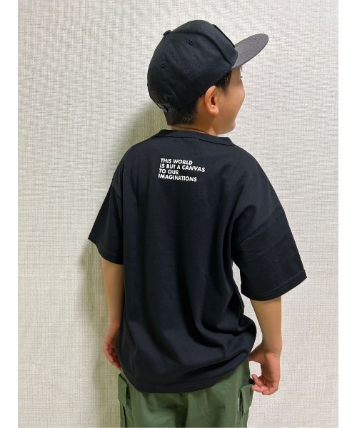 MPS(エムピーエス)の「【MPS】吸水速乾フォトプリントT(Tシャツ/カットソー・キッズ・カーキブラウン/ブラック・150/140/160/120/130/105)」の9枚目の写真